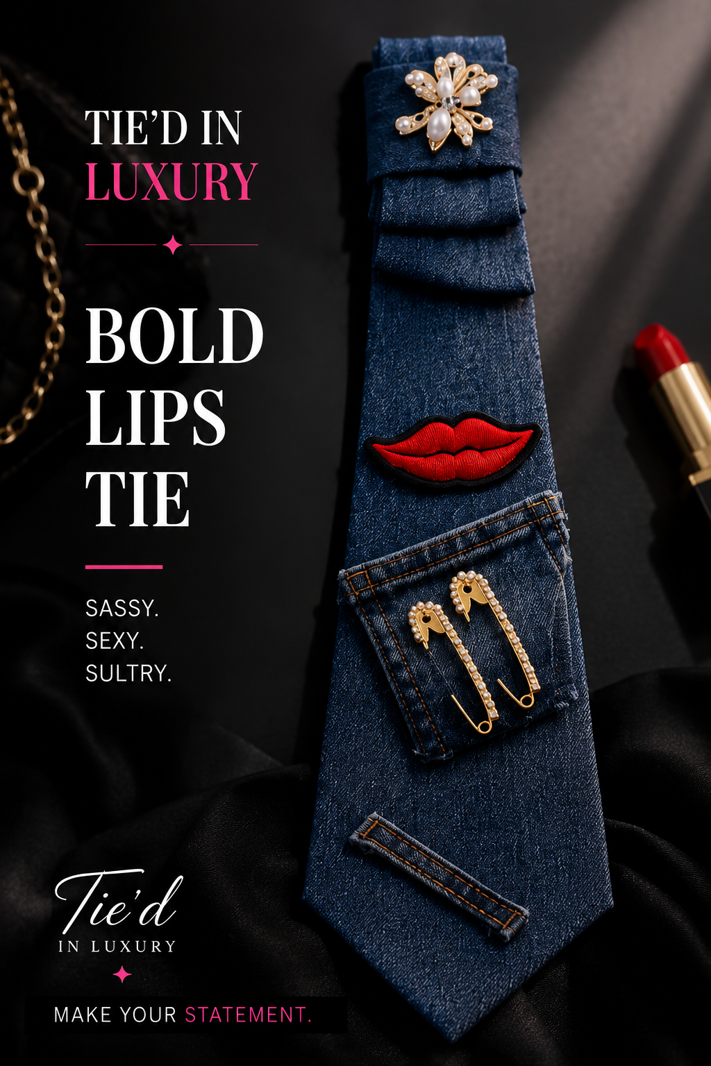 Bold Lips Tie