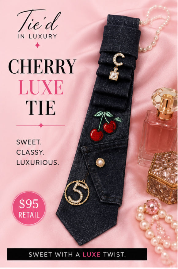 Cherry Luxe Tie