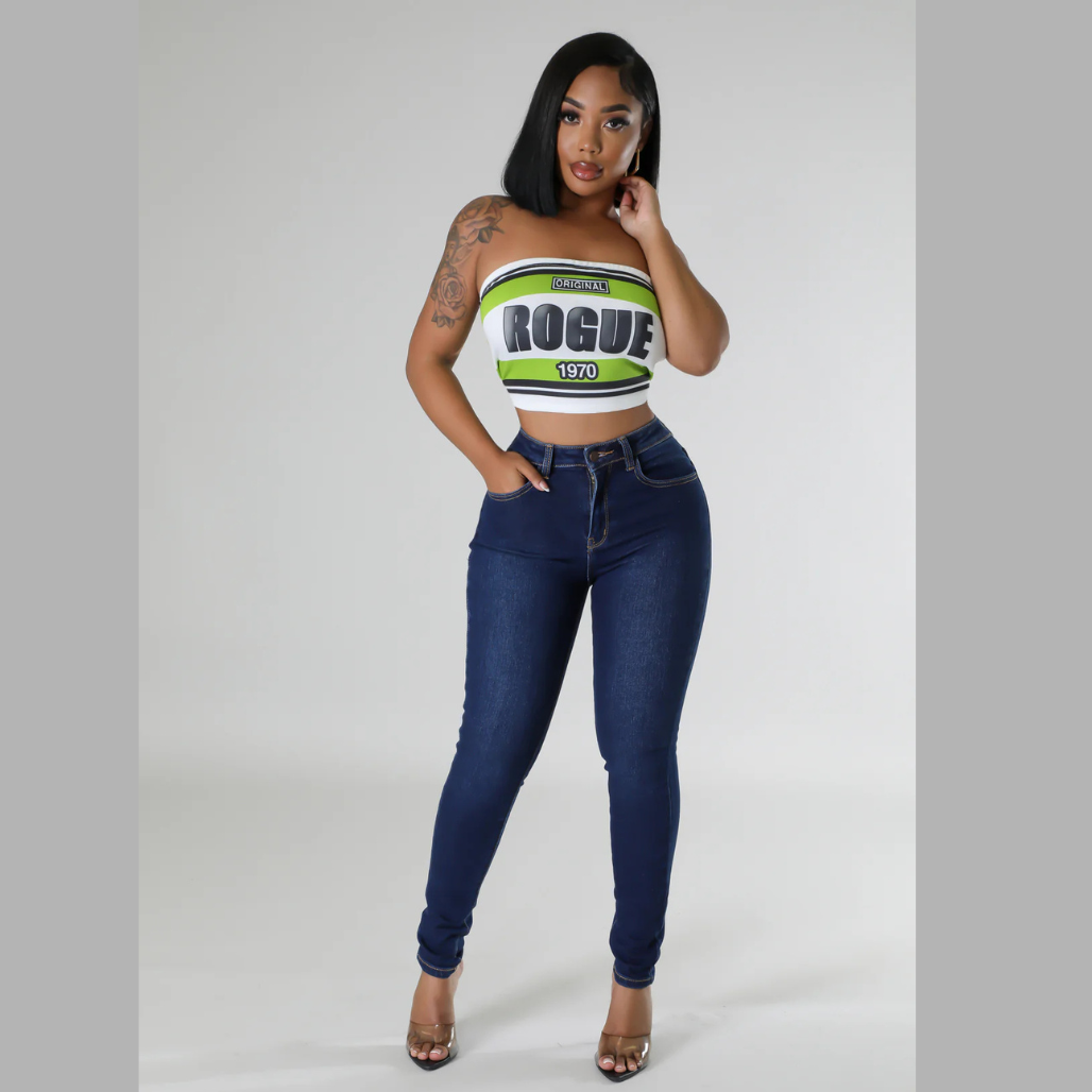 Sculpt & Slay Dark-Wash Skinny Jeans