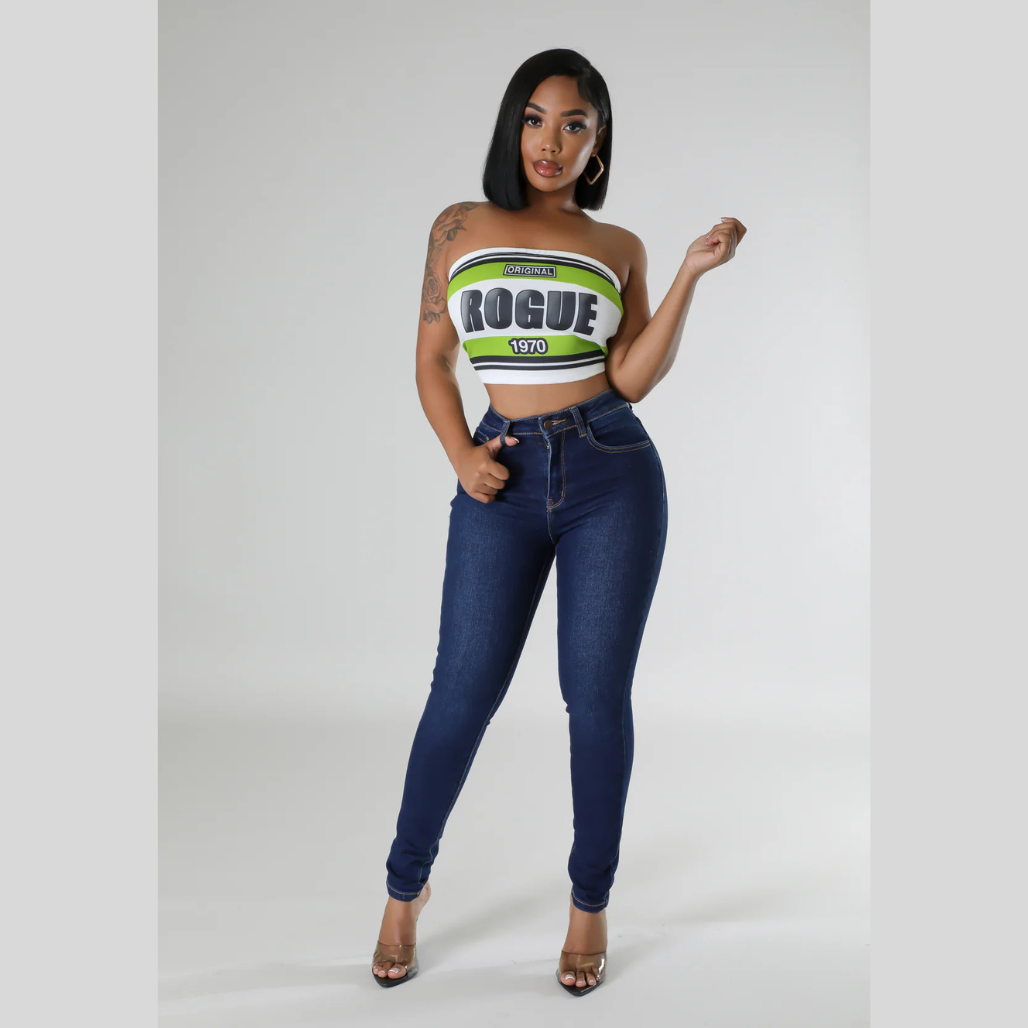 Sculpt & Slay Dark-Wash Skinny Jeans