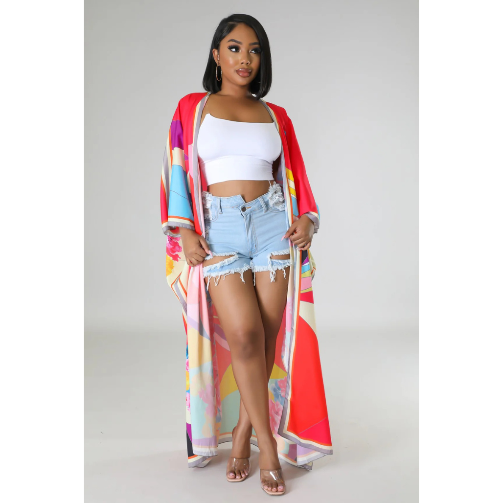Coral Me Cardigan